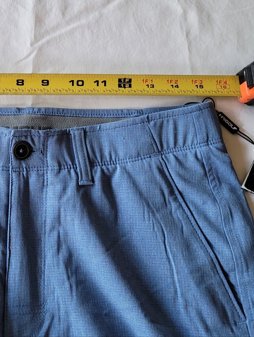 NWT Under Armour Men's Sky Blue Flat Front Performance Shorts Size 32 - Picture 10 of 10